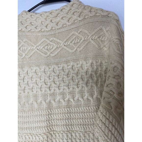 Chicwish Cable Knit Sweater Dress S/M NWT Cream Knitted Midi Cottagecore - Picture 8 of 10